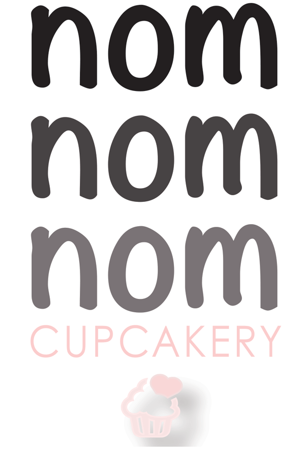Nom Logo - Home Nom Nom Cupcakery