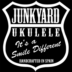 Ukulele Logo - Junkyard Ukulele! Handcrafted, Custom, Unique Ukuleles!