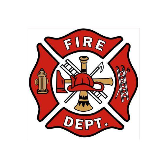 Firestation Logo - Fire Department Logo Firefighters Silhouette Cut Files | Etsy