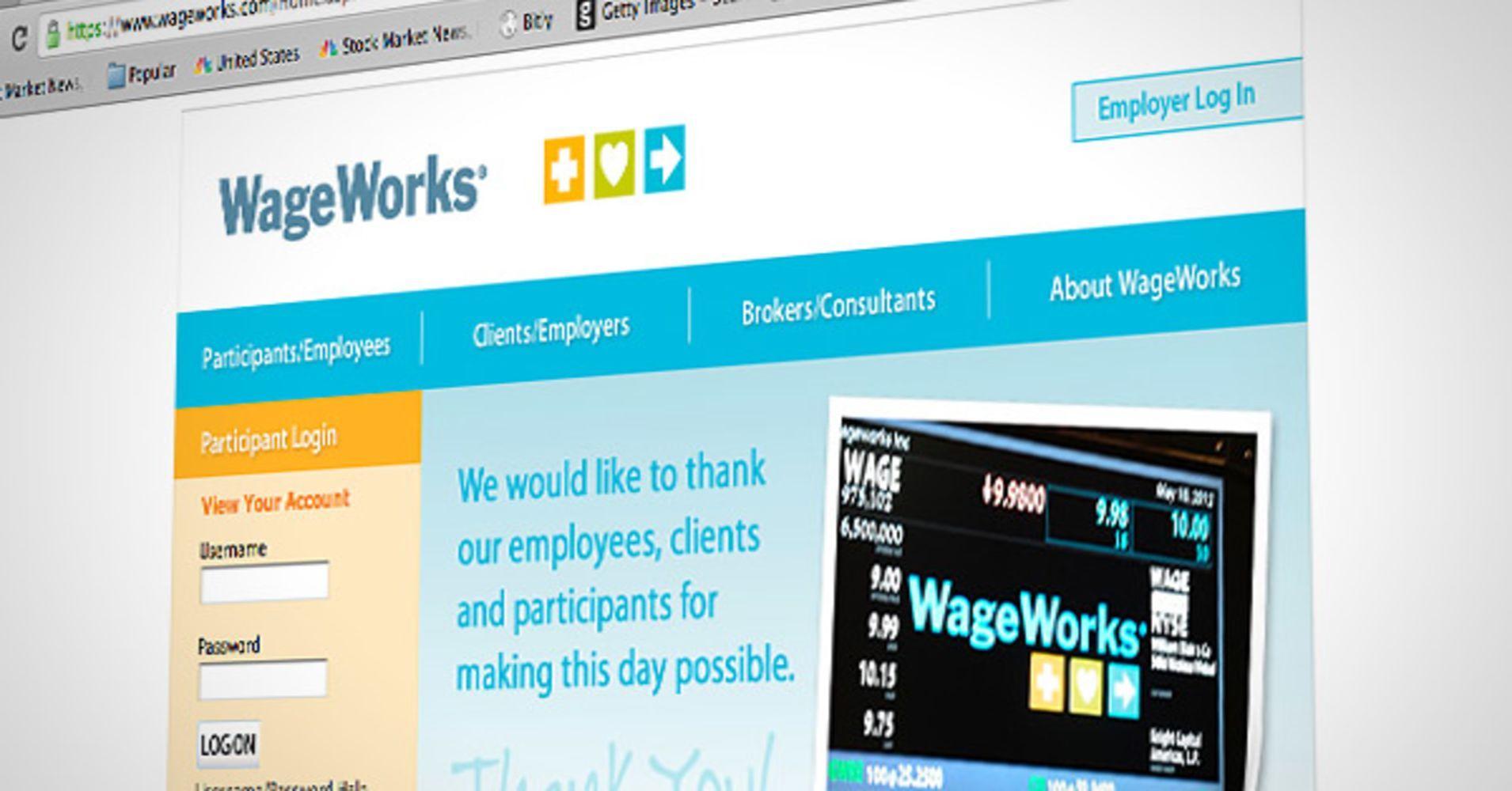 WageWorks Logo - WageWorks shares tumble after claim it withheld info from auditors