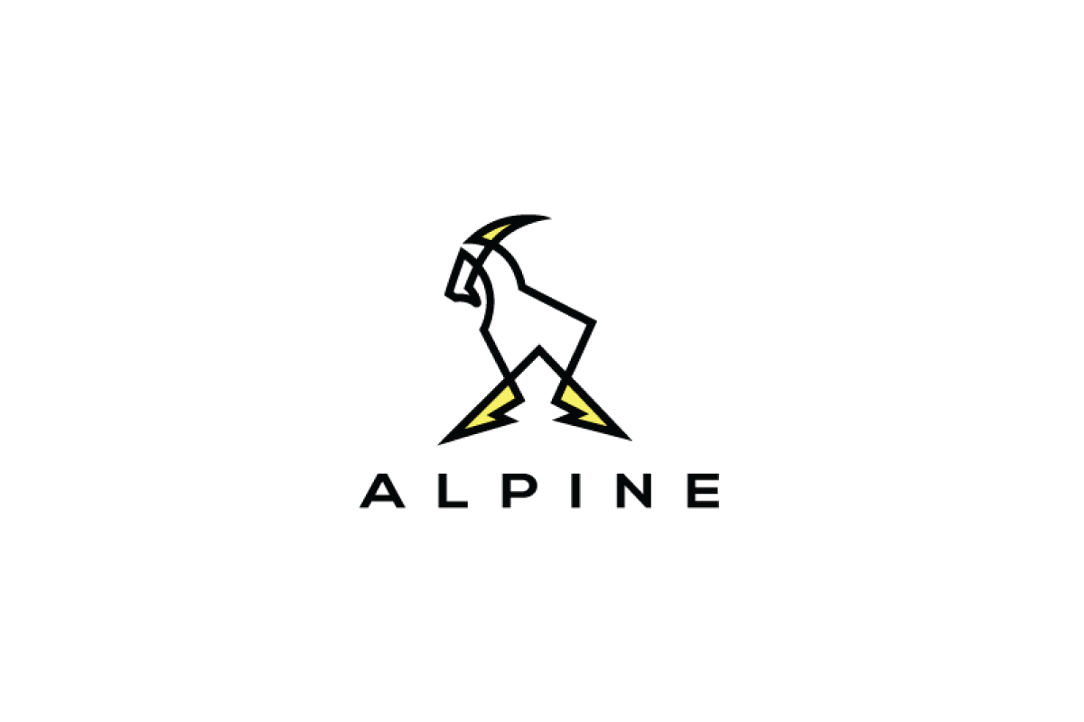 Alpine Logo - SOLD - Alpine Goat Logo Design
