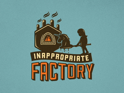 Inappropriate Logo - Inappropriate Factory - Final Logo by Emir Ayouni | Dribbble | Dribbble