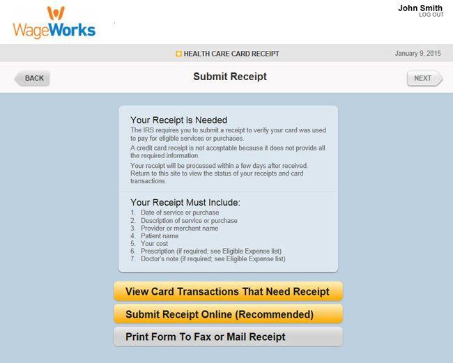 WageWorks Logo - Payment Options