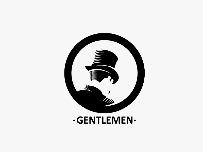 Gentleman Logo - Gentleman. LOGOS. Logo design, Logo design inspiration, Logos