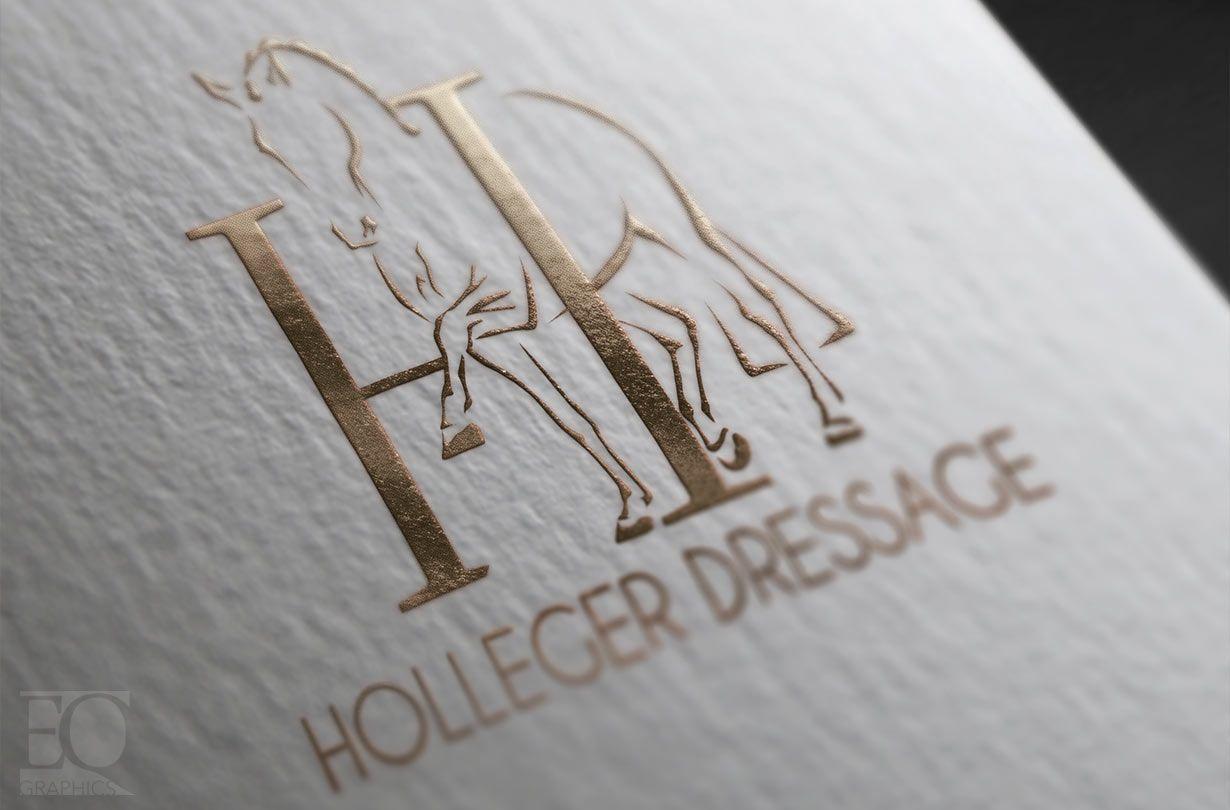 Dressage Logo - Holleger Dressage Training Logo by EQ Graphics for Champion Young ...