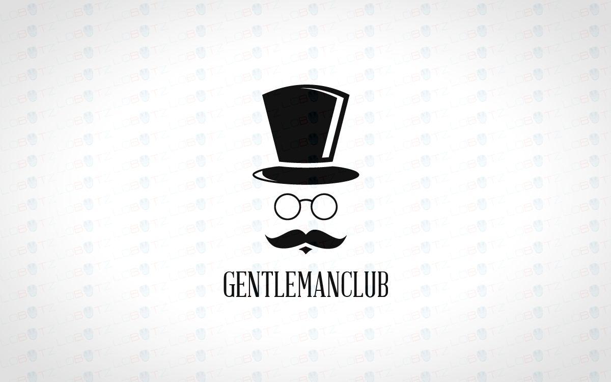 Gentleman Logo - Modern Gentleman Logo For Sale Face Logo - Lobotz
