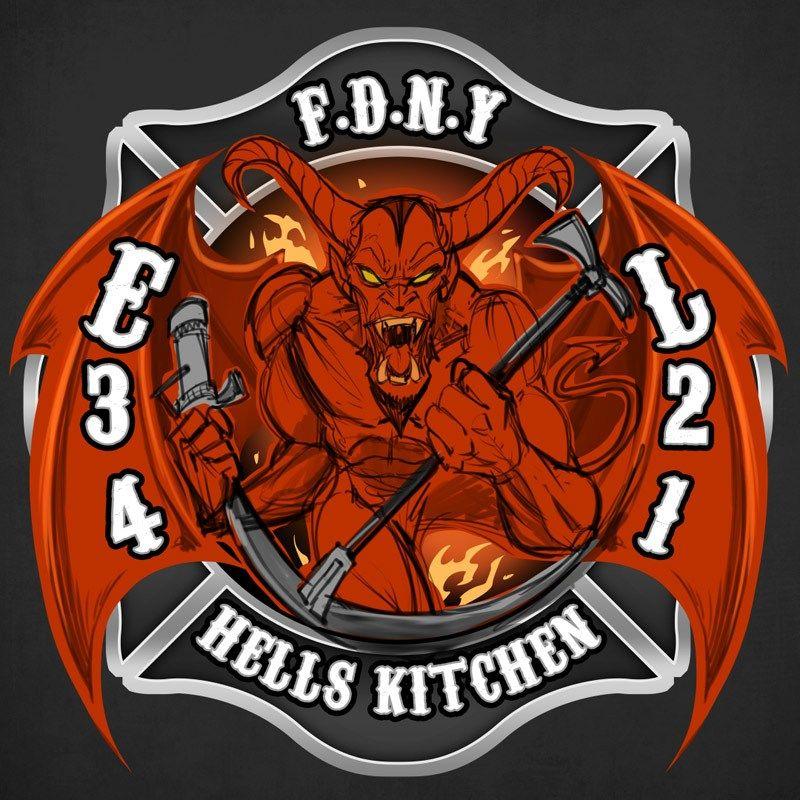 Firestation Logo - Devil Fire Department Logo - Flyland Designs, Freelance Illustration ...