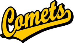Comets Logo - Team Pride: Comets team script logo