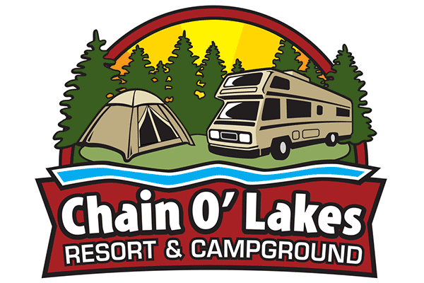 Campground Logo - Chain O Lakes Campground River Area Chamber Of Commerce