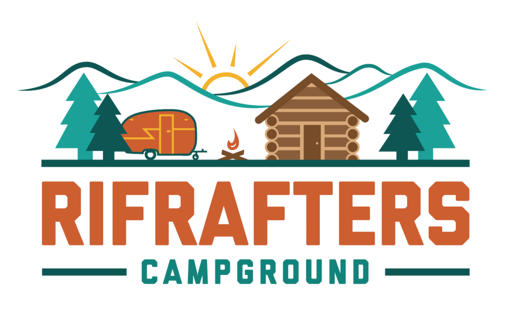 Campground Logo - Rifrafters Campground