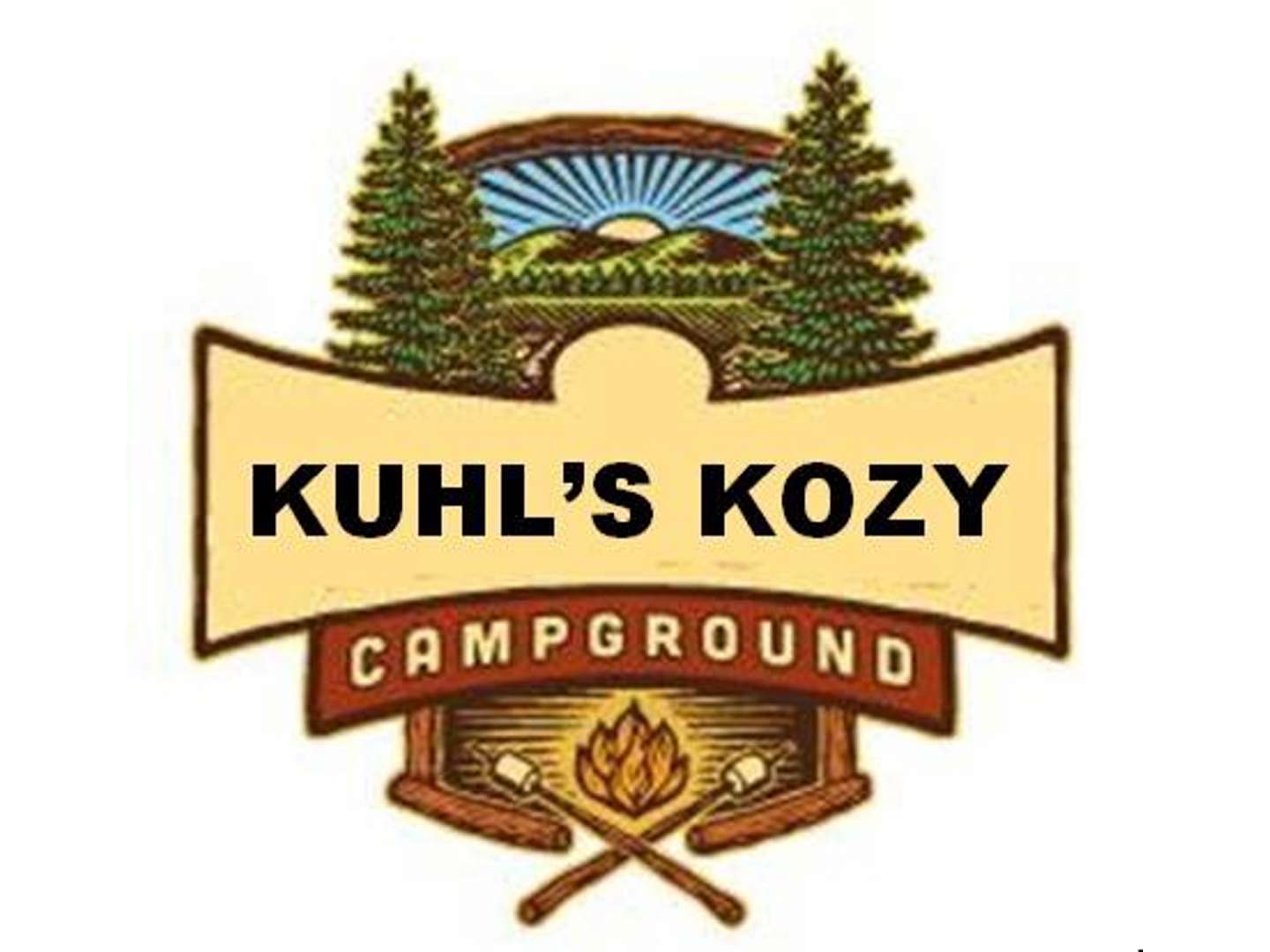 Campground Logo - Kuhl's Kozy Kampground