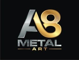 A8 Logo - A8 Metal Art logo design - 48HoursLogo.com