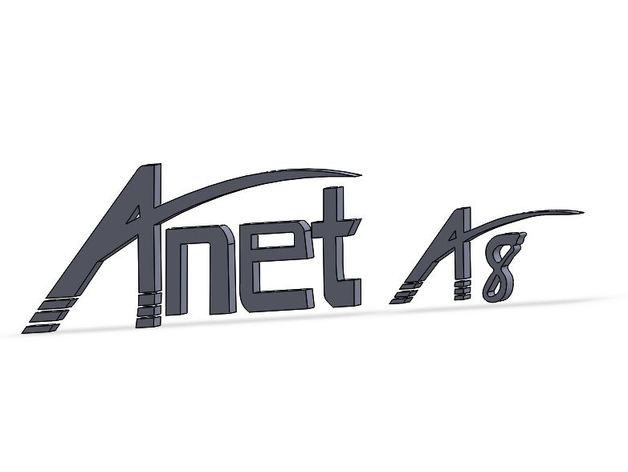 A8 Logo - Anet A8 Logo by Samfire54 - Thingiverse