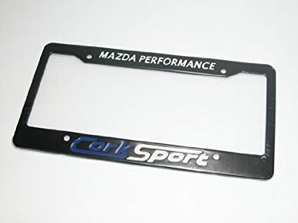 CorkSport Logo - Amazon.com: CORKSPORT License Plate Frame - Black (Gen-8-400 ...