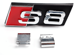 A8 Logo - Audi S8 Sline 3D Metal Car Front Grill Decal Emblem Badge Sticker ...