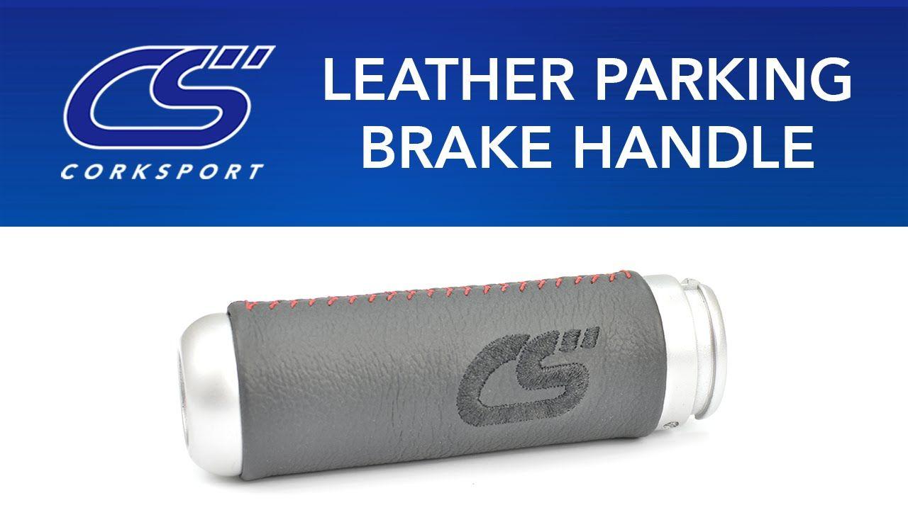 CorkSport Logo - Corksport Leather Parking Brake Handle