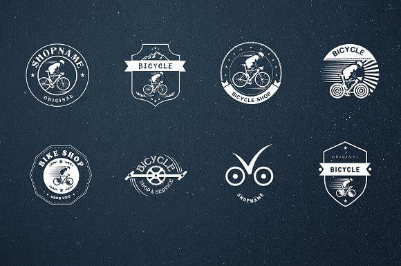 Bicycle Logo - Bicycle Logo Bundle ~ Logo Templates ~ Creative Market