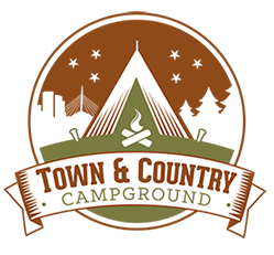 Campground Logo - Town & Country Campground - About the Campground