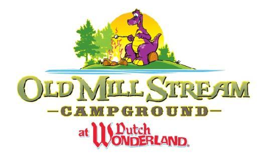 Campground Logo - Campground Logo of Old Mill Stream Campground, Lancaster