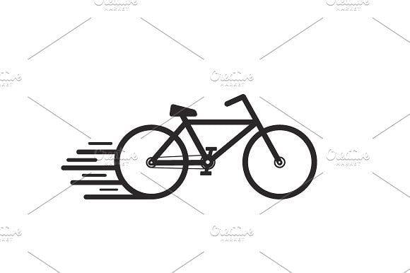 Bicycle Logo - Bicycle logo. ~ Graphic Objects ~ Creative Market