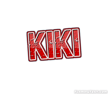 Kiki Logo - Kiki Logo. Free Name Design Tool from Flaming Text