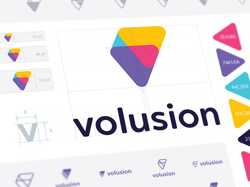 Volusion Logo - Volusion Brand Guide [WIP] by Ramotion | Dribbble | Dribbble