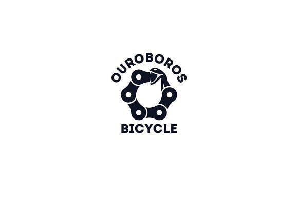 Bicycle Logo - Ouroboros Bicycle Logo Template ~ Logo Templates ~ Creative Market