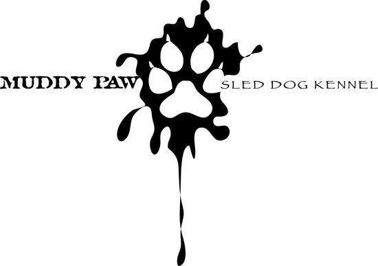 Sled Logo - Muddy Paw Sled Dog Kennel Logo - Picture of Muddy Paw Sled Dog ...