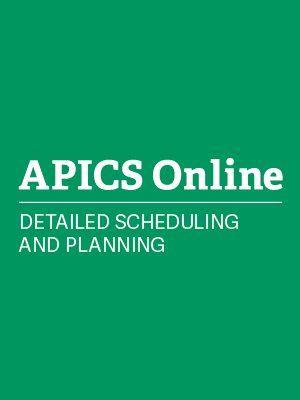 APICS Logo - APICS Online, powered by Accenture: Detailed Scheduling and Planning