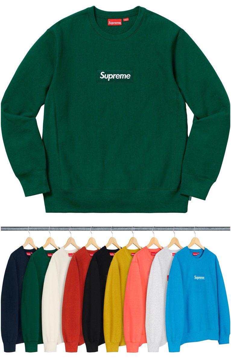 Supreme Box Logo - J Box Logo Crewneck Sweatshirts Dropping This