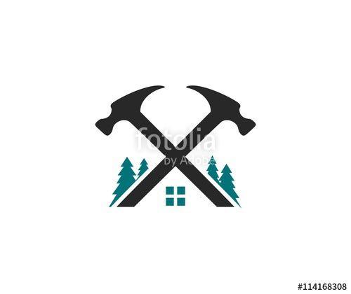 Hammer Logo - House hammer logo