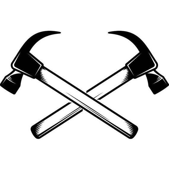 Hammer Logo - Construction Logo 1 Hammer Tool Toolbox Handyman Work Worker | Etsy