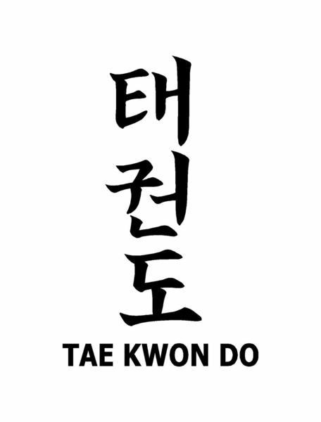 Taekwondo Logo - Tae Kwon Do Martial Arts Taekwondo Letters Car Window Laptop Vinyl ...