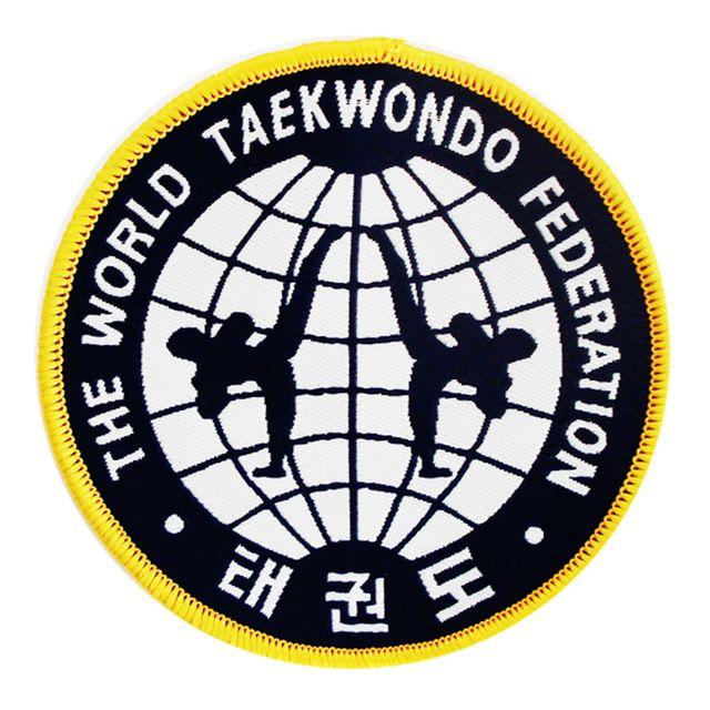 Taekwondo Logo - Wtf logo Sewing Flag Sports Accessories sign WTF mark WTF Symbol ...