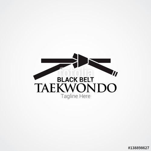 Taekwondo Logo - Taekwondo Logo Design Template. Vector Illustration Stock image
