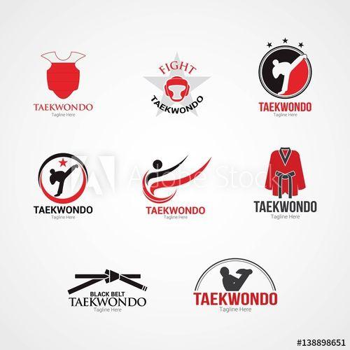 Taekwondo Logo - Taekwondo Logo Design Template. Vector Illustration - Buy this stock ...