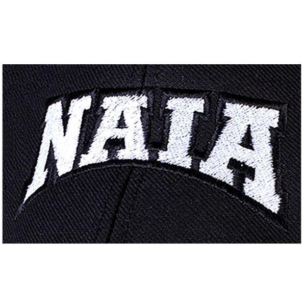 NAIA Logo - Umpire Base Hat W/ NAIA Logo - 6 Stitch, Black Or Navy | Honig's