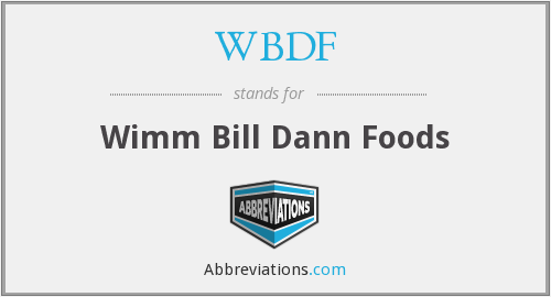 Wimm-Bill-Dann Logo - WBDF - Wimm Bill Dann Foods