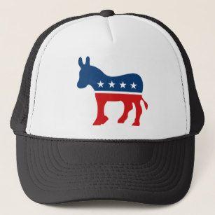 Democrat Logo - Democrat Logo Hats & Caps