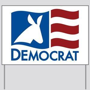Democrat Logo - Democrat Logo Yard Signs