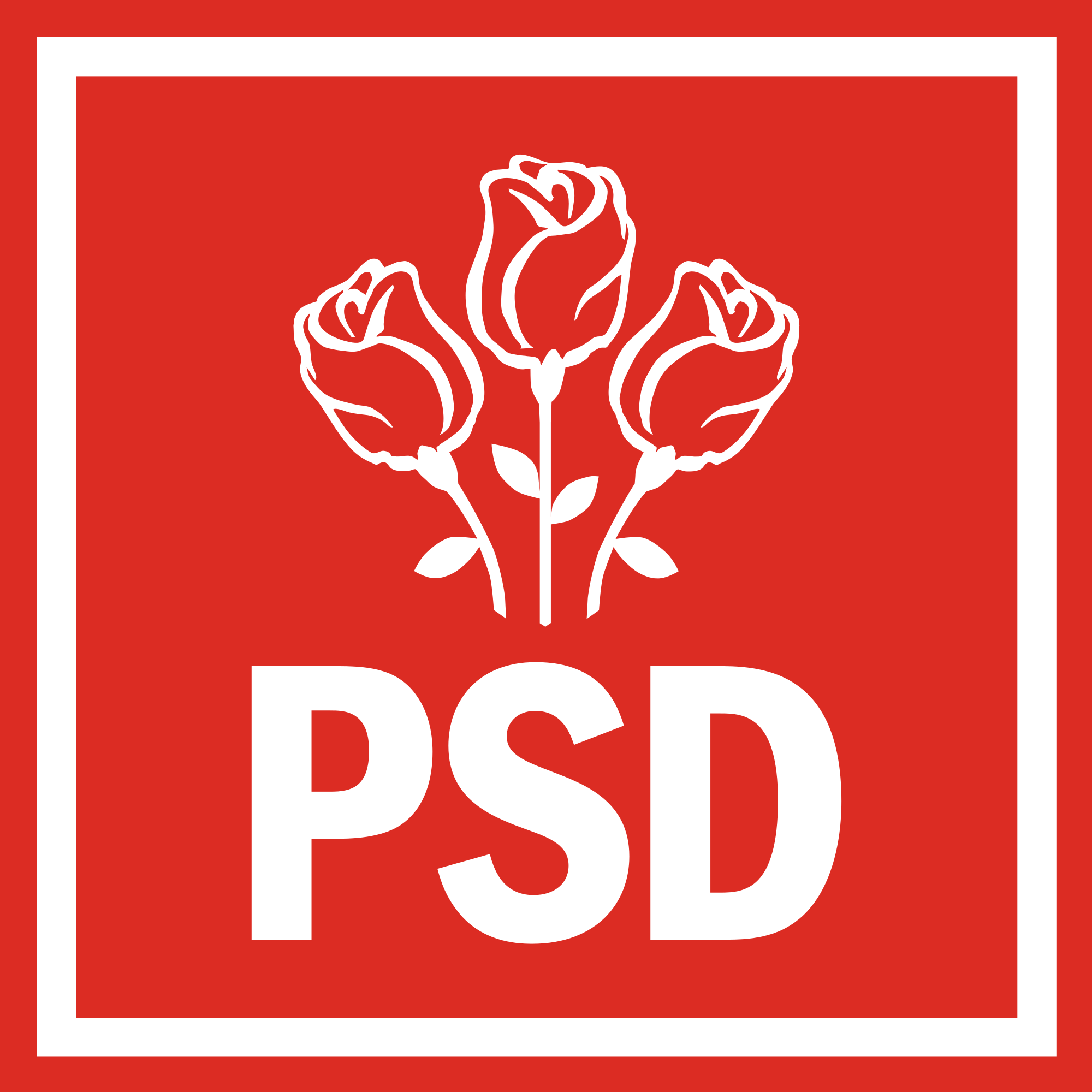 Democrat Logo - Partidul Social Democrat logo.svg