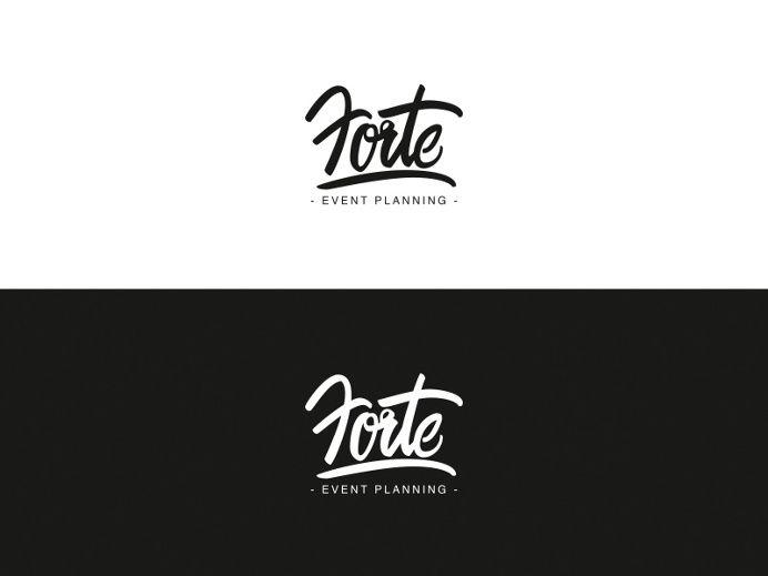 Forte Logo - Best Lettering Logo Forte Event Planning image on Designspiration