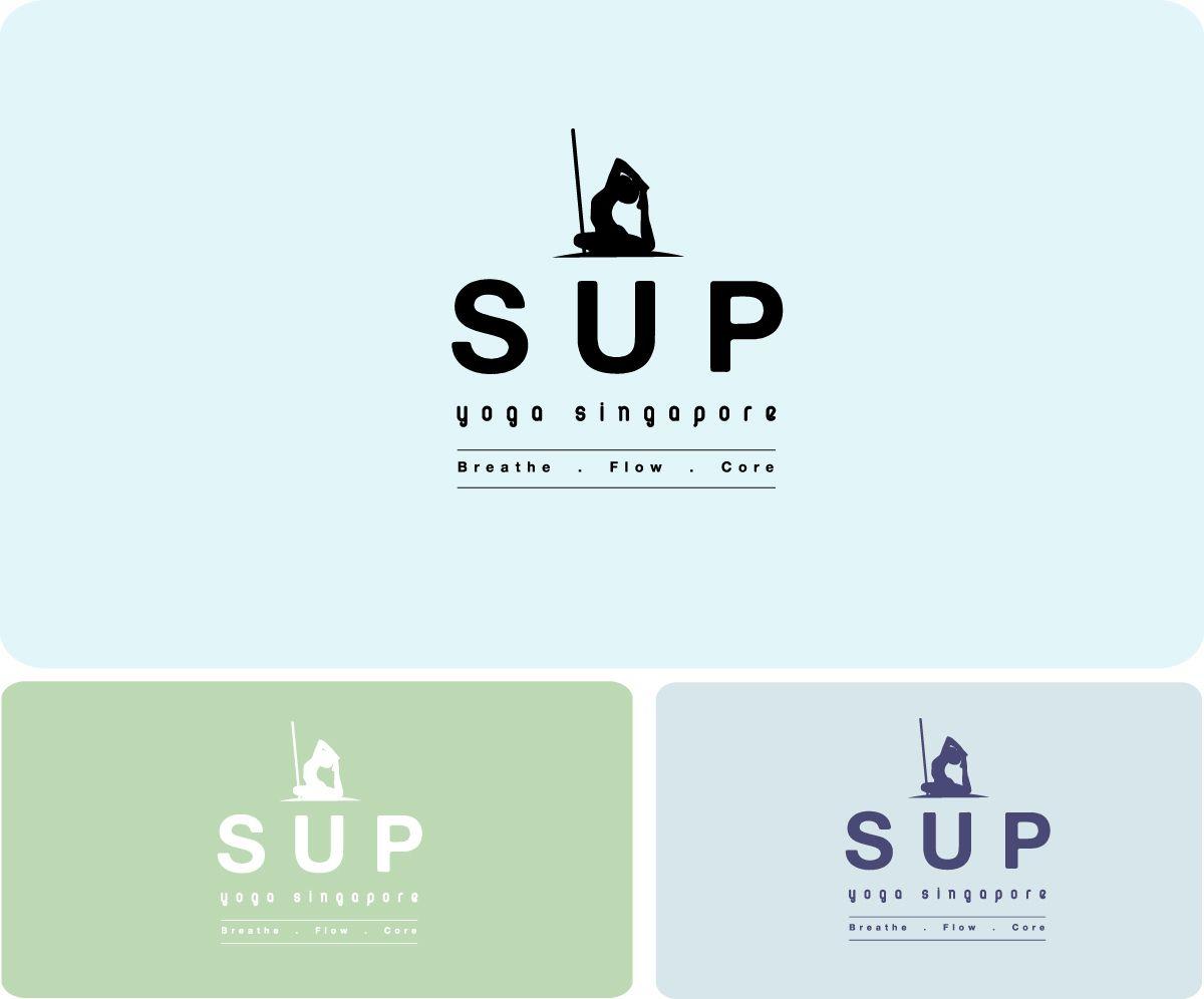 SUP Logo - Modern, Upmarket, Wheel Logo Design for SUP Yoga Singapore by ...