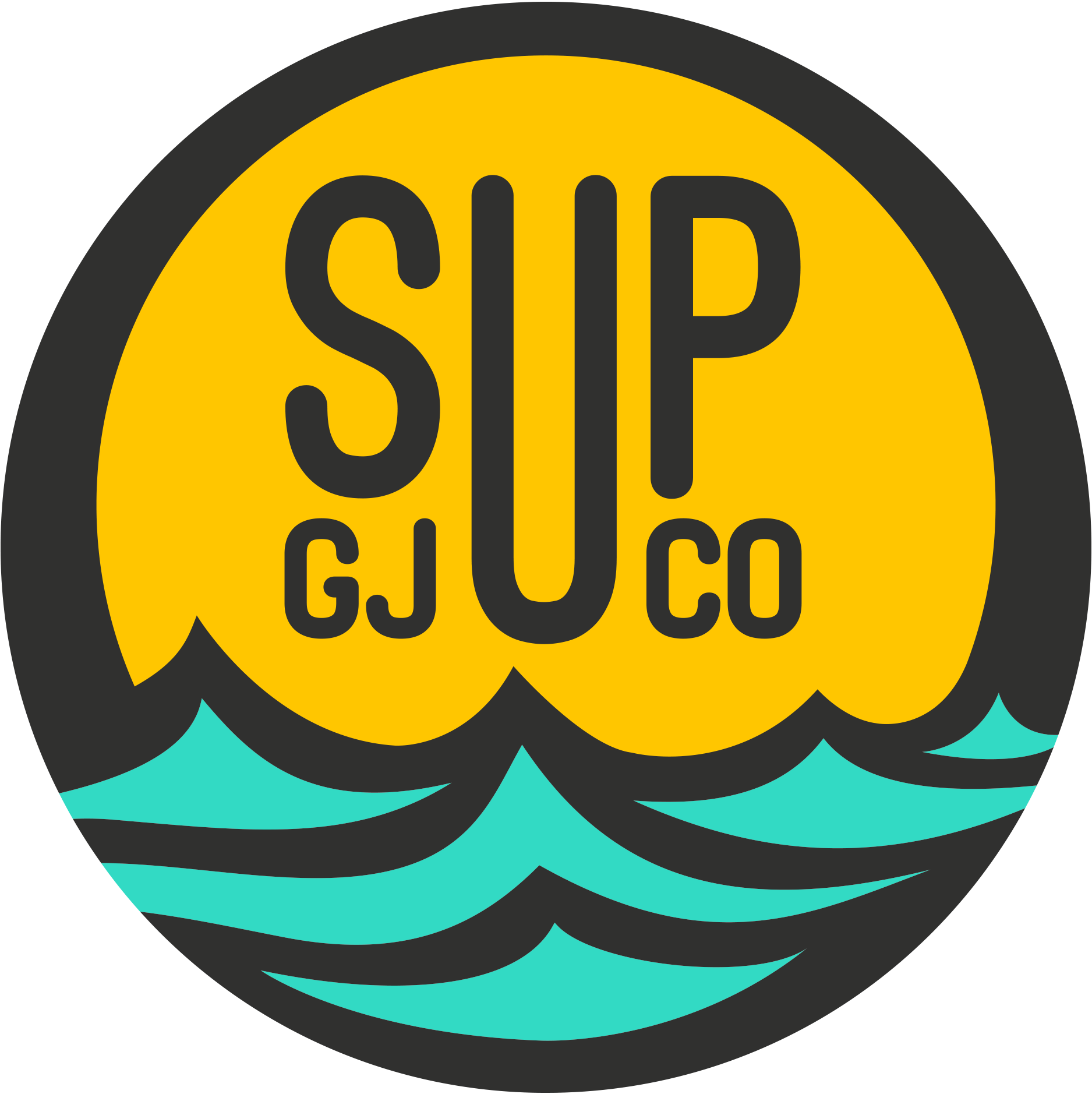 SUP Logo - GJ SUP – Grand Junction Stand Up Paddle Board