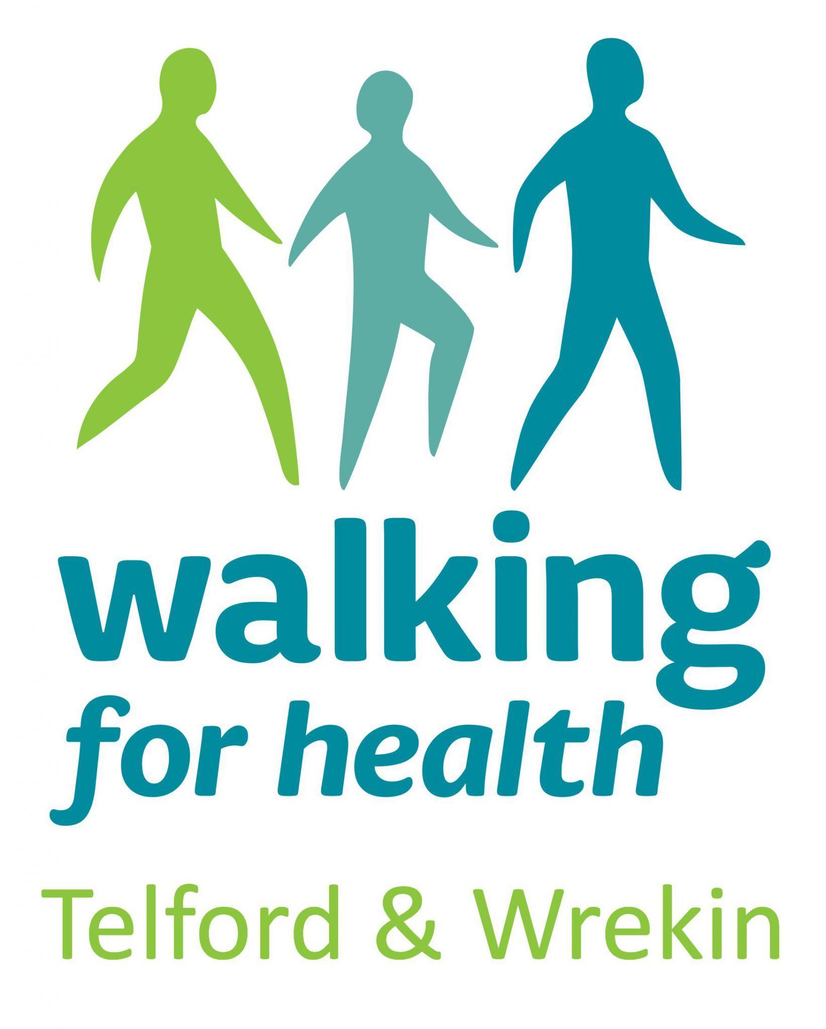 Walking Logo - logo 1 For Health & Wrekin