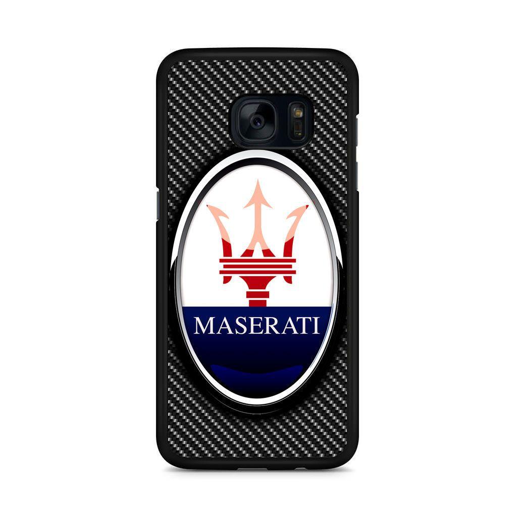 S7 Logo - Maserati Logo Samsung Galaxy S7 Edge Case - CASESHUNTER