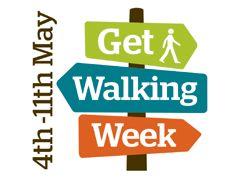 Walking Logo - Get Walking Week publicity materials - Ramblers