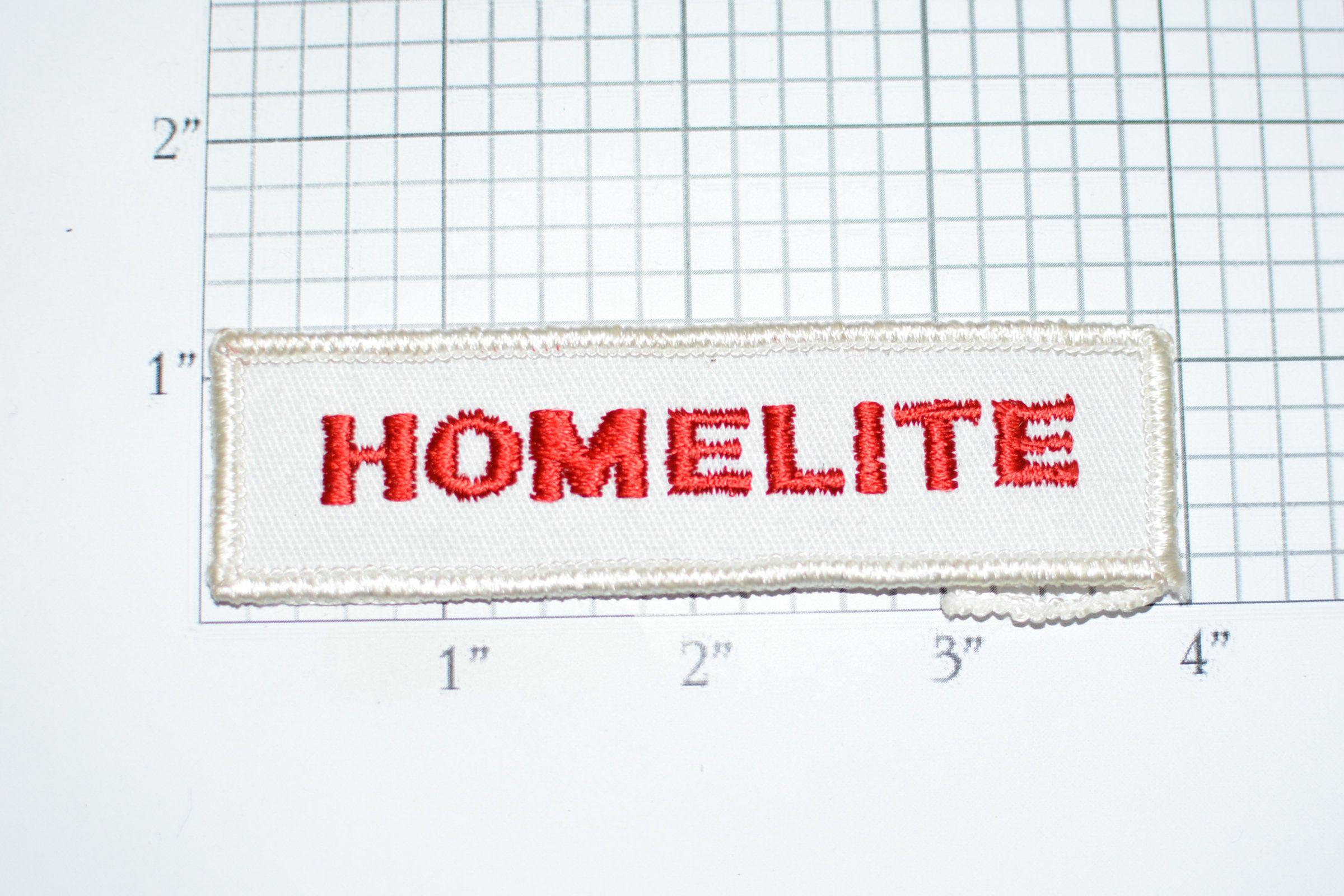 Homelite Logo - HOMELITE Embroidered Sew-on Clothing Patch Emblem for Uniform ...