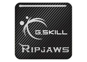 G.Skill Logo - G.Skill Ripjaws 1x1 Chrome Domed Case Badge / Sticker Logo