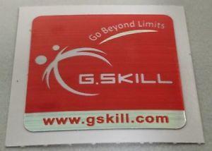 G.Skill Logo - G.Skill Gskill 1x1 Case Badge / Sticker Logo